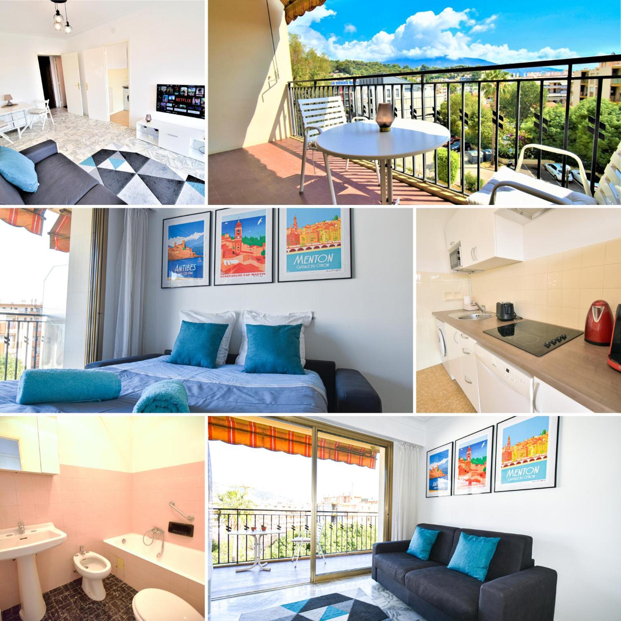 L'Orangerie - Proche Mer - Terrasse - Parking Prive - Clim Roquebrune-Cap-Martin Luaran gambar
